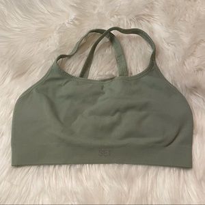 NWOT SETactive Green Sports Bra. Size XL.